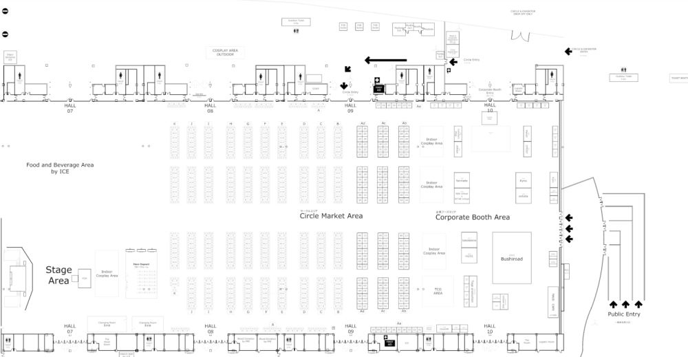 Map Comifuro